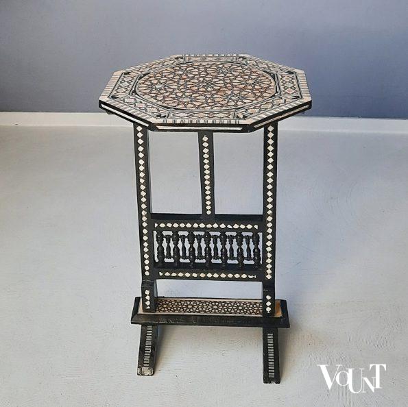 Egyptische klaptafel / bijzettafel met parelmoer