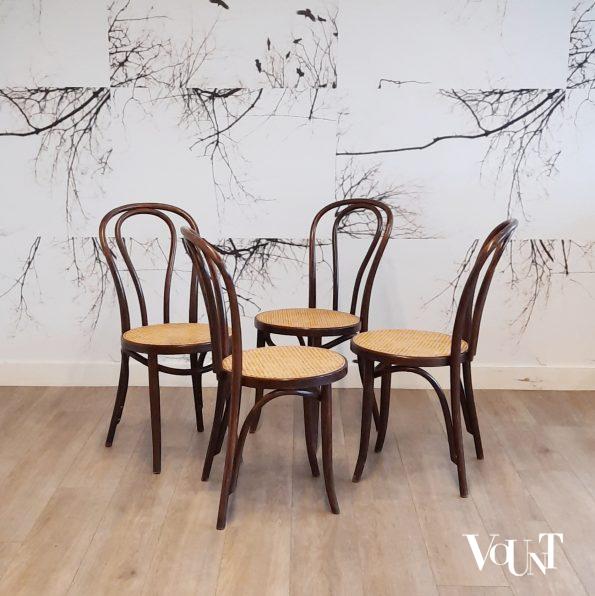 Set van 4 nr. 18 stoelen, ZPM Radomsko, jaren '70