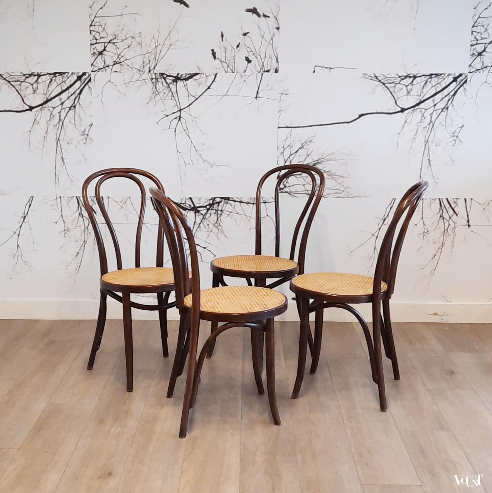 Set van 4 nr. 18 stoelen, ZPM Radomsko, jaren '70