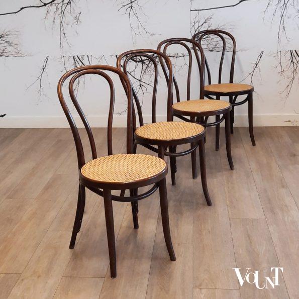 Set van 4 nr. 18 stoelen, ZPM Radomsko, jaren '70