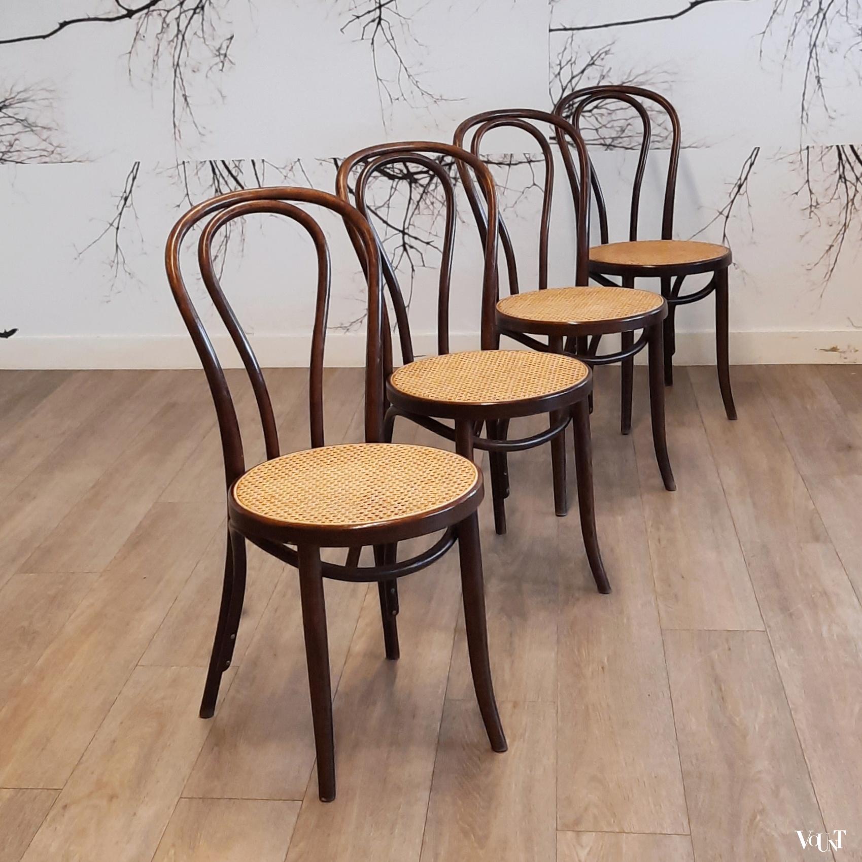 Set van 4 nr. 18 stoelen, ZPM Radomsko, jaren '70