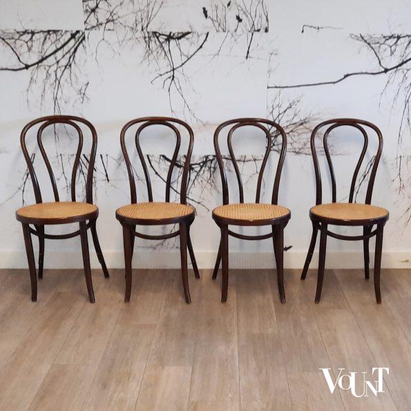 Set van 4 nr. 18 stoelen, ZPM Radomsko, jaren '70
