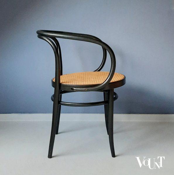 Zwarte nr. 209 stoel, Thonet, jaren '70