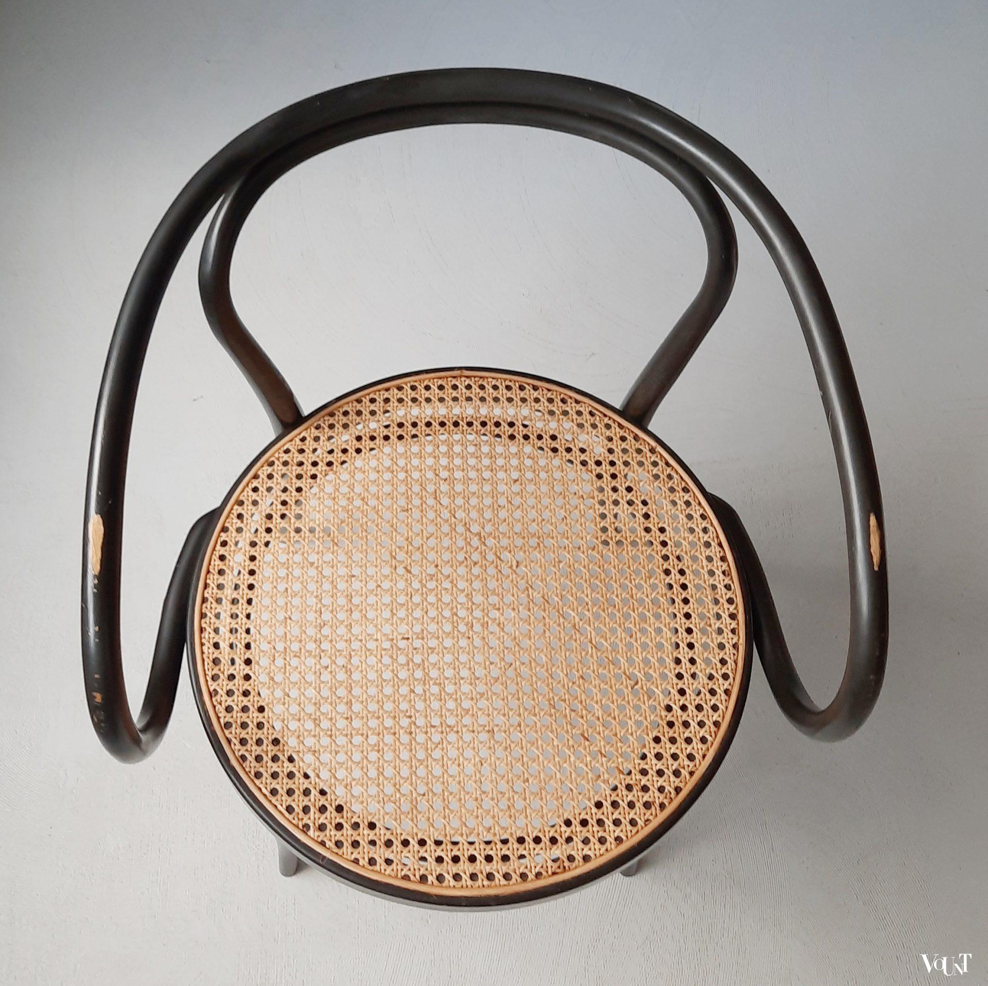 Zwarte nr. 209 stoel, Thonet, jaren '70