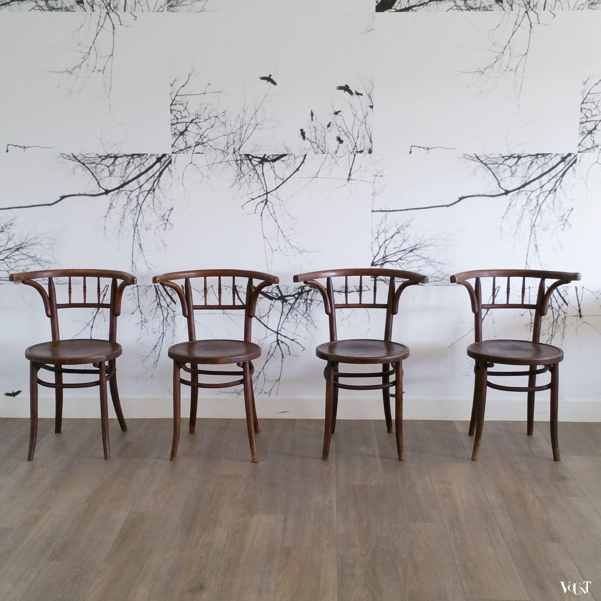 Set van 4 Luterma stoelen, ca. 1900