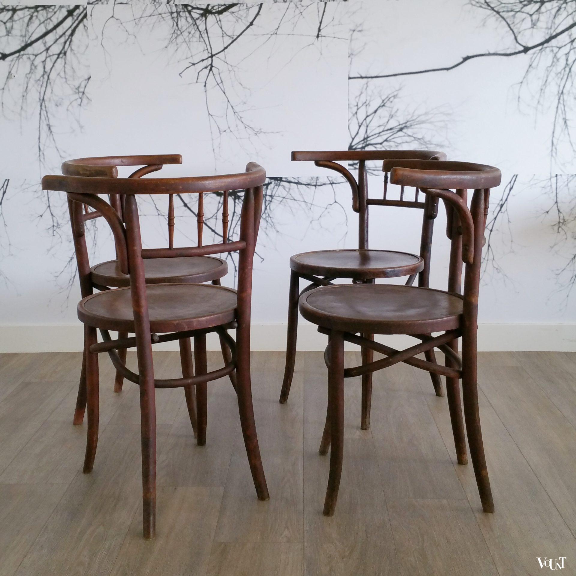 Set van 4 Luterma stoelen, ca. 1900