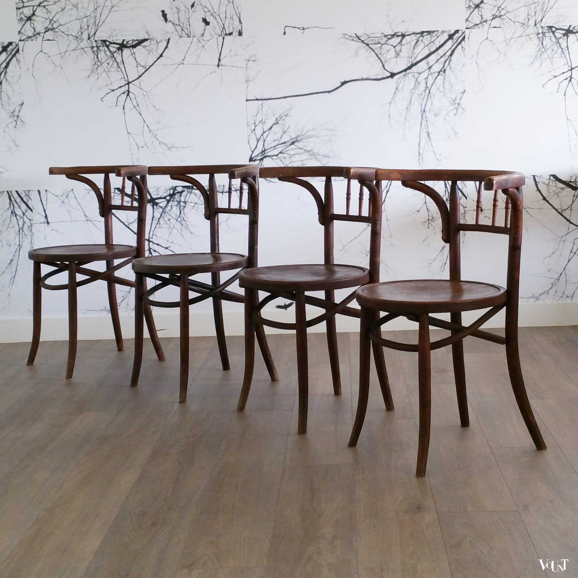 Set van 4 Luterma stoelen, ca. 1900