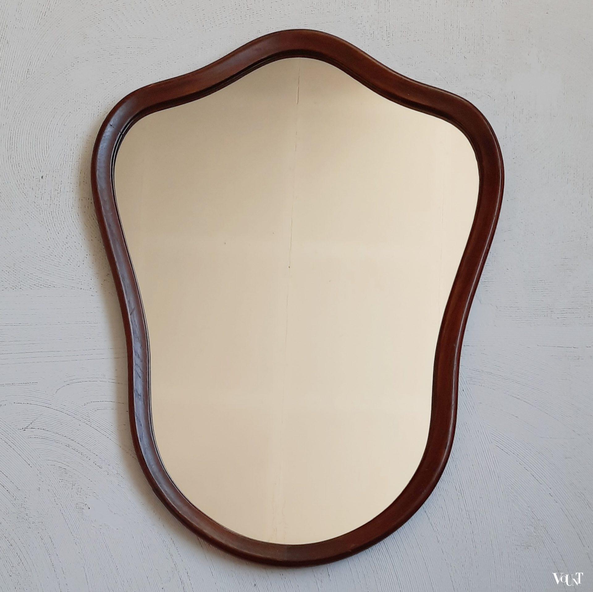 Grote klassieke Pieterman spiegel, jaren '60/'70