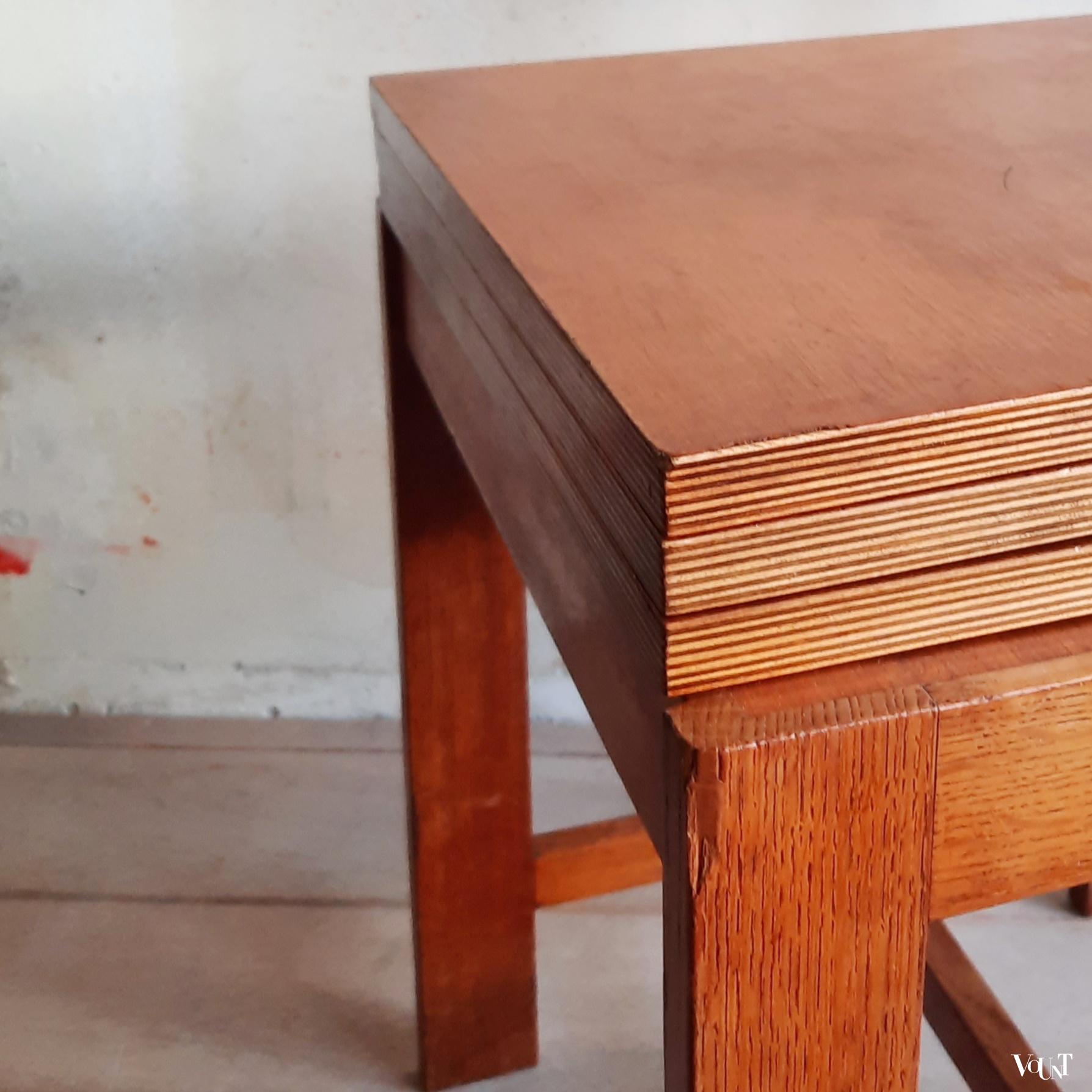 In hoogte verstelbare stoel / pianostoel, rond 1920