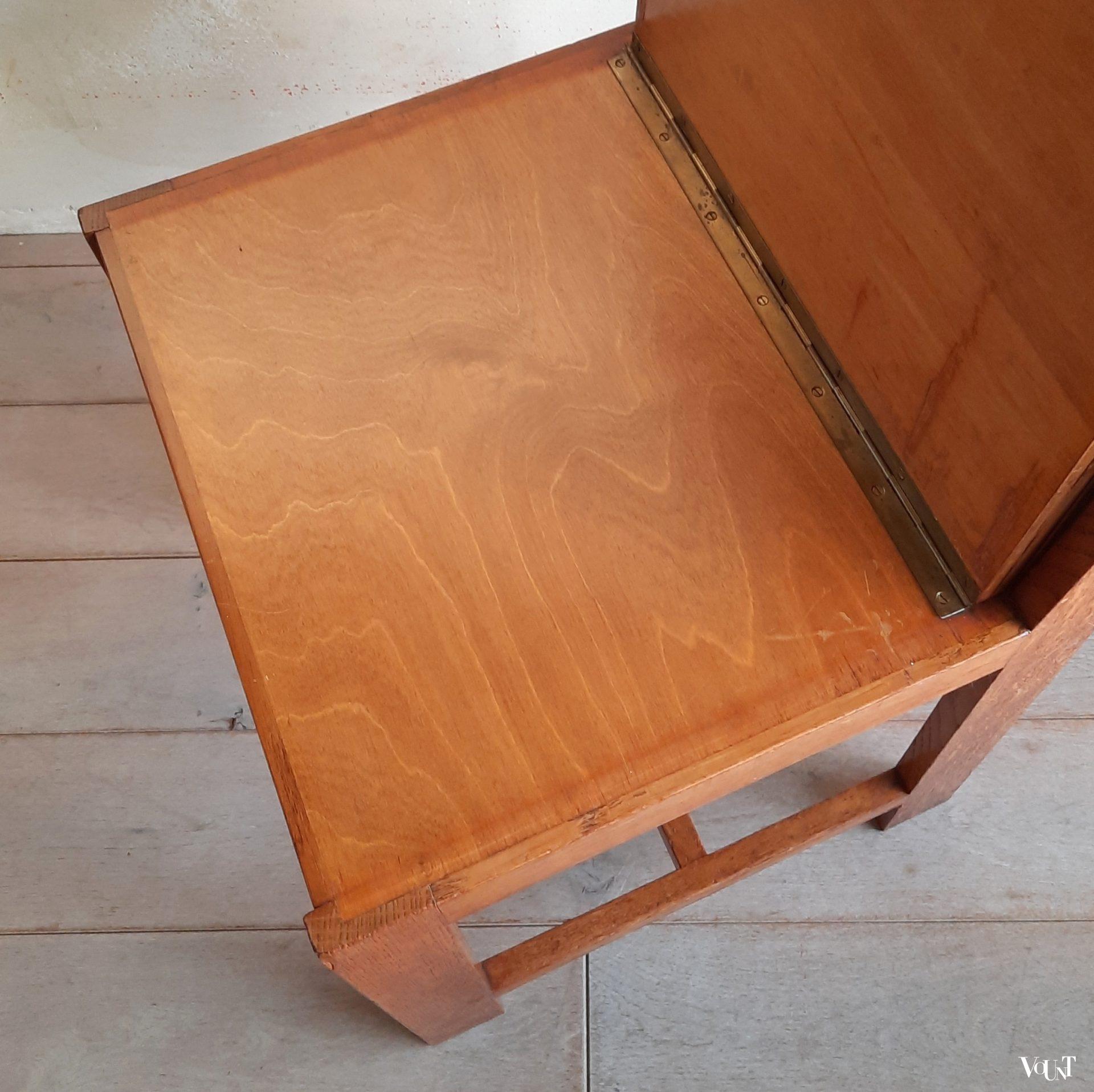 In hoogte verstelbare stoel / pianostoel, rond 1920