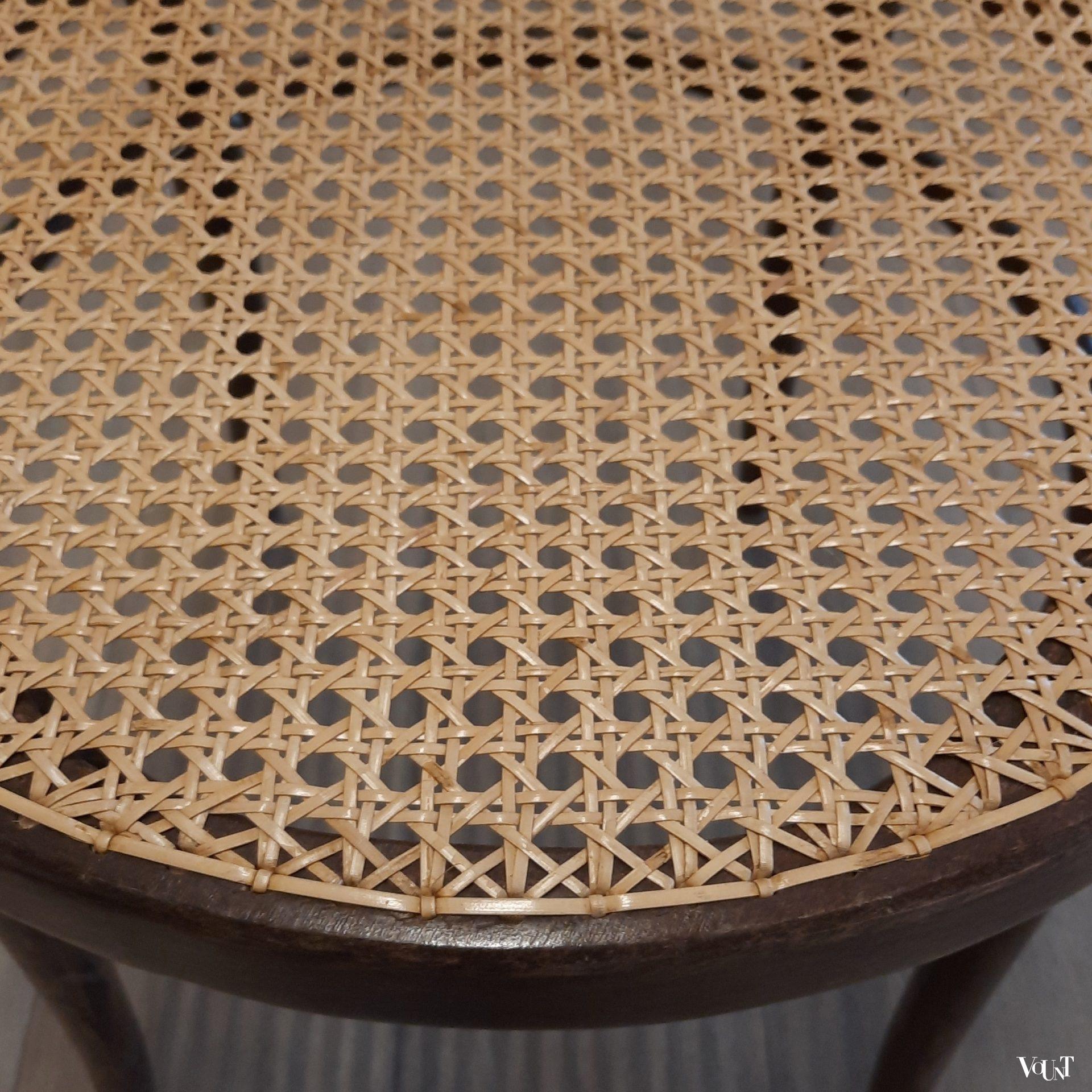 Set van 4 bruine 209 stoelen, ZPM Radomsko, jaren '70/'80