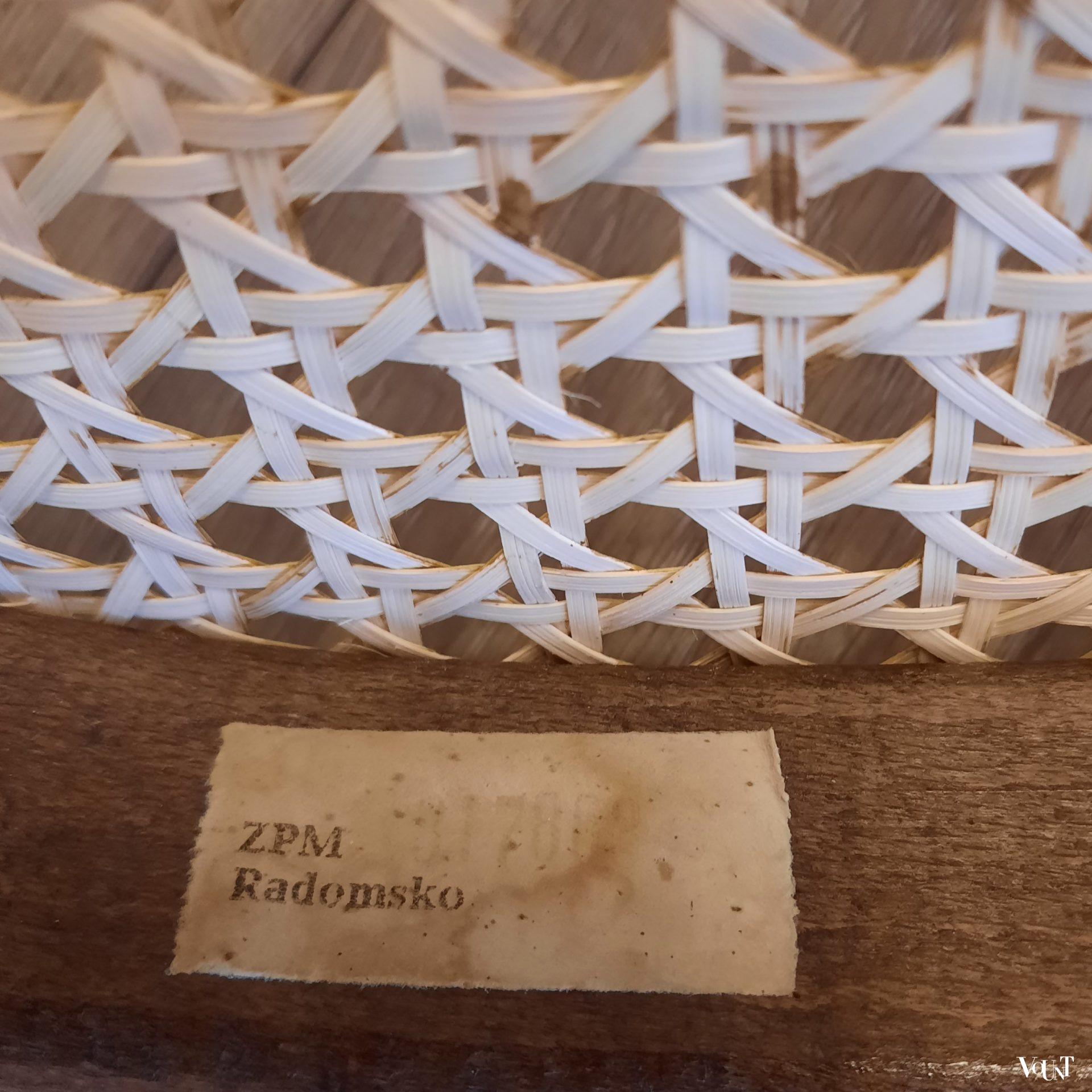 Set van 4 bruine 209 stoelen, ZPM Radomsko, jaren '70/'80