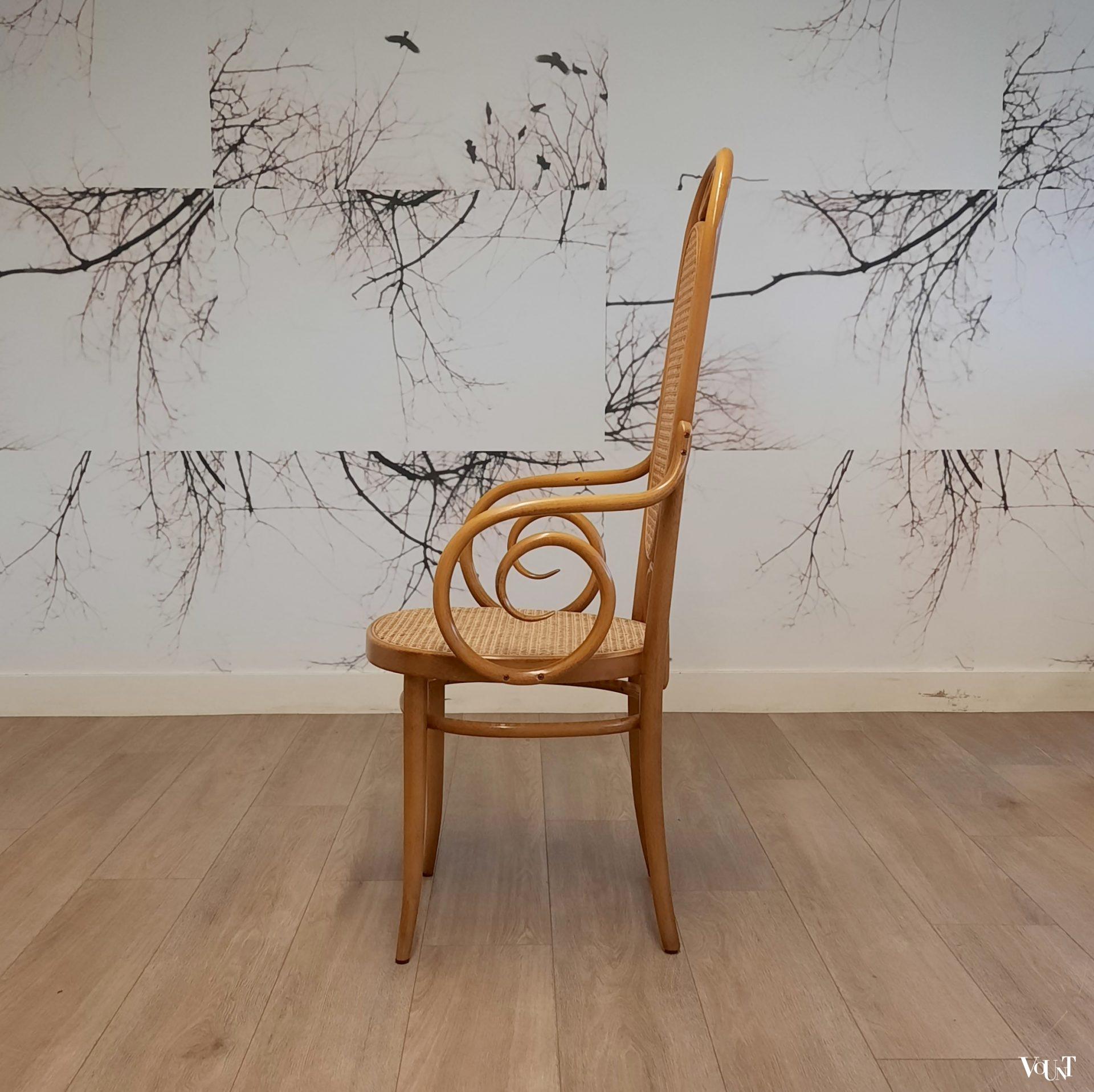 Blonde stoel nr. 207 RF, Thonet, jaren '80