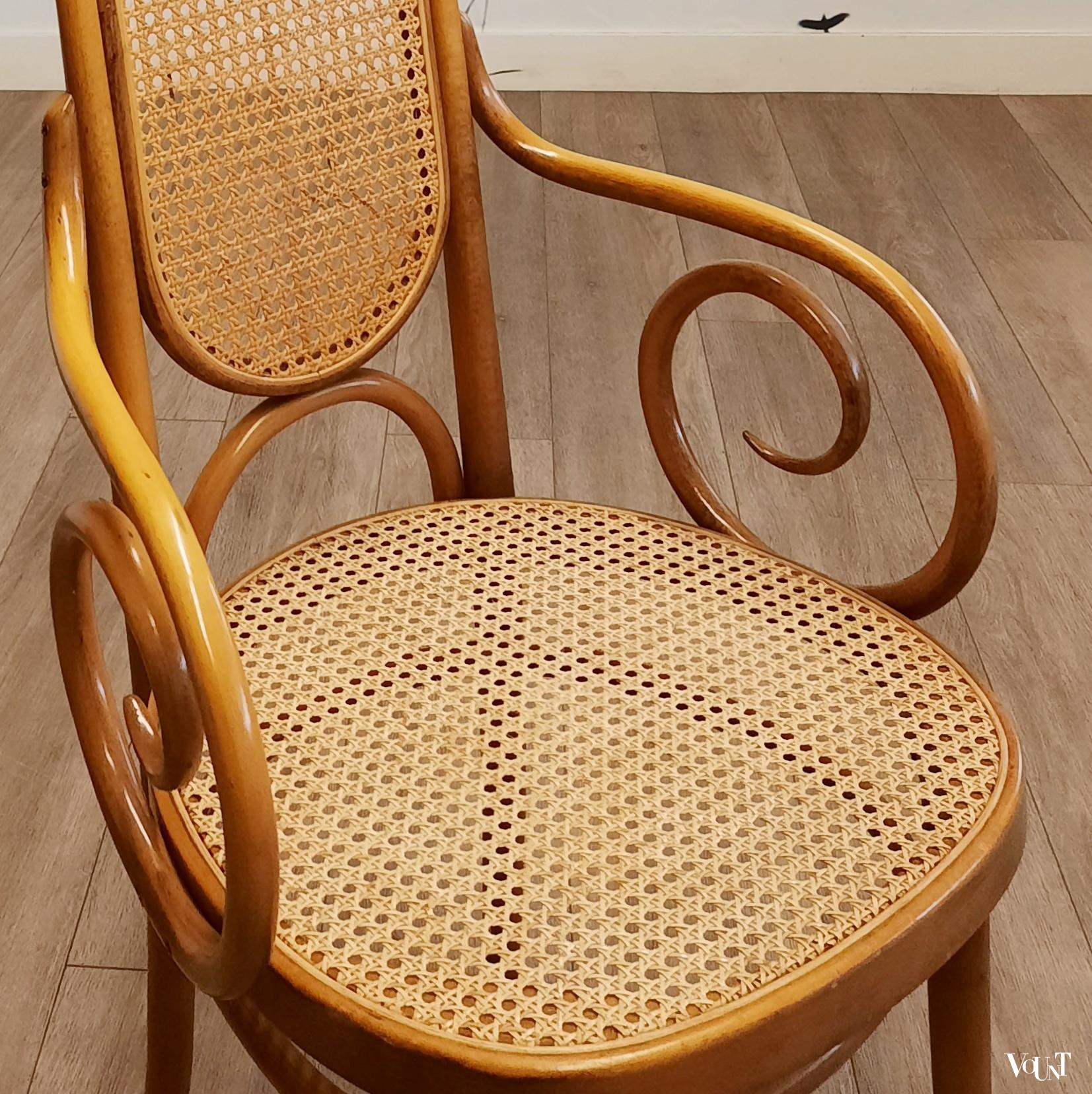 Blonde stoel nr. 207 RF, Thonet, jaren '80