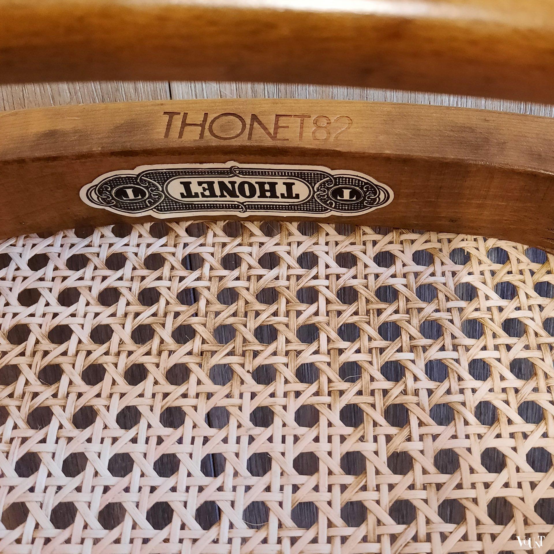 Blonde stoel nr. 207 RF, Thonet, jaren '80