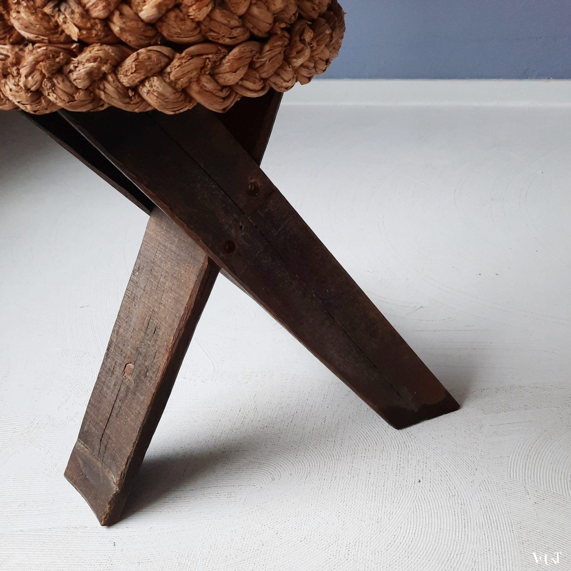 Driepoot stoel, Adrien Audoux & Frida Minnet, Frankrijk, jaren '50