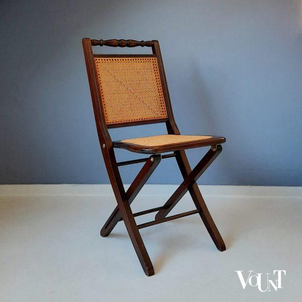 Klassieke houten klapstoel, ca. jaren '70