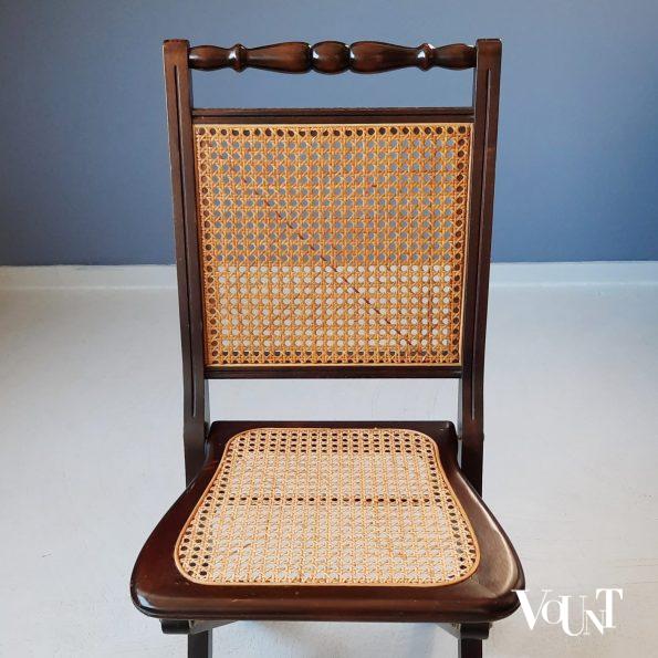 Klassieke houten klapstoel, ca. jaren '70