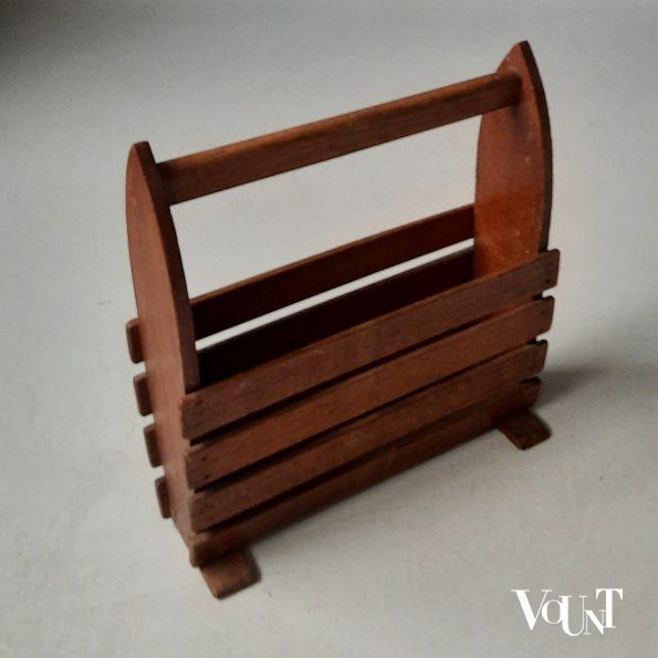 Houten art deco lectuurhouder, jaren '30