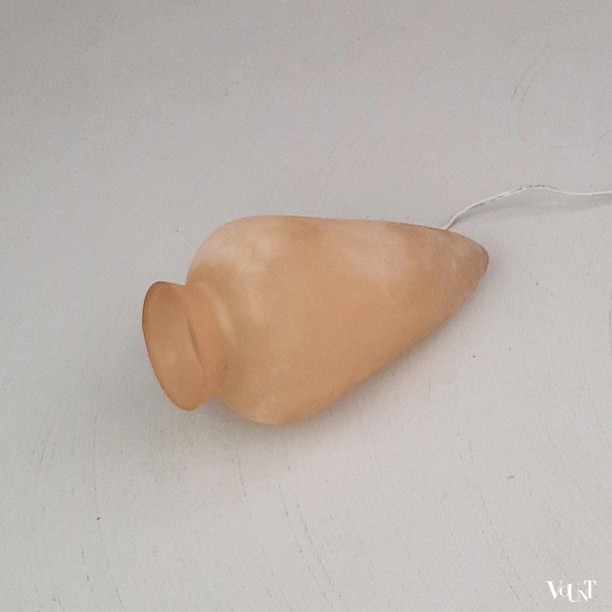 Tafellamp amfoor "scavo" glas, jaren '80/'90