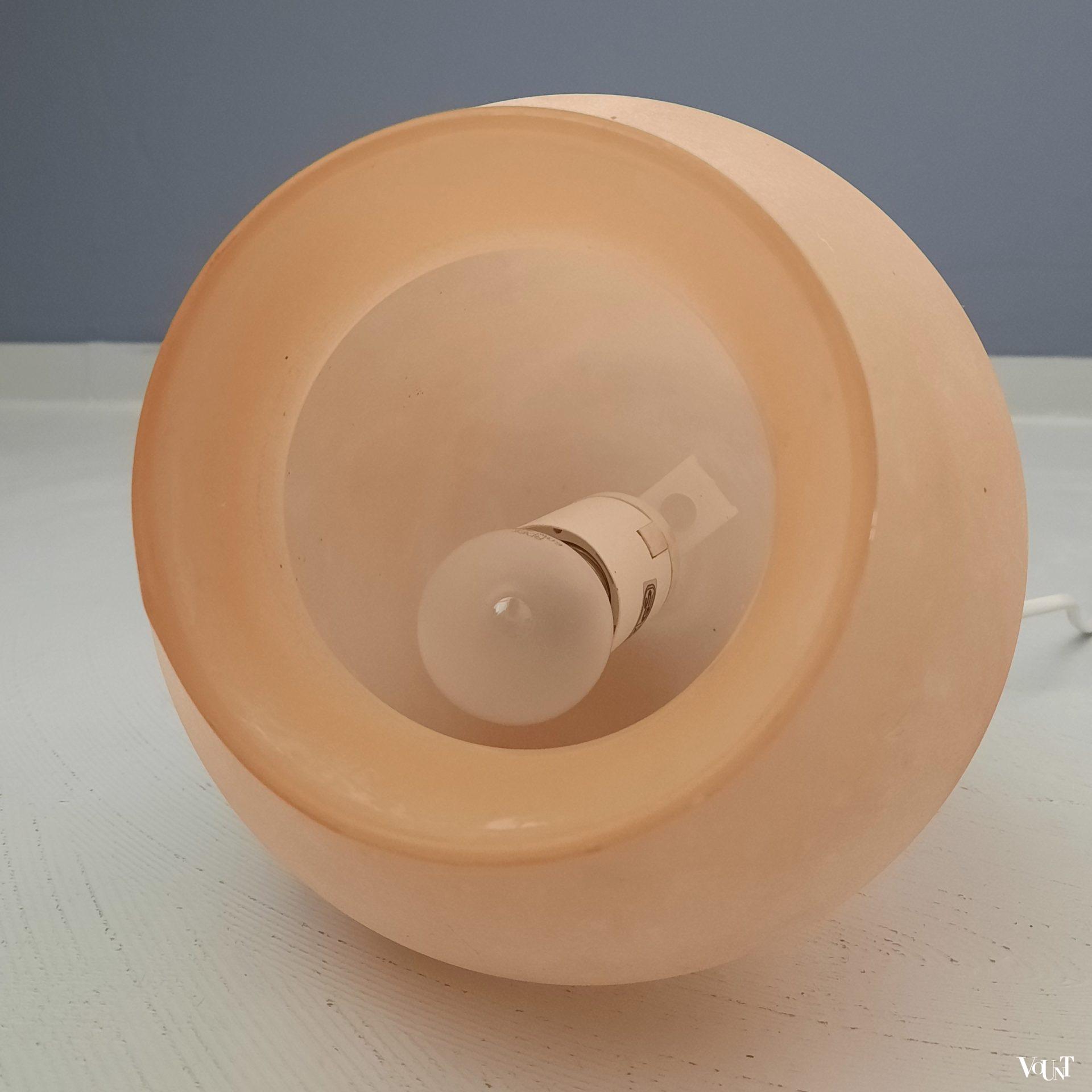 Tafellamp amfoor "scavo" glas, jaren '80/'90