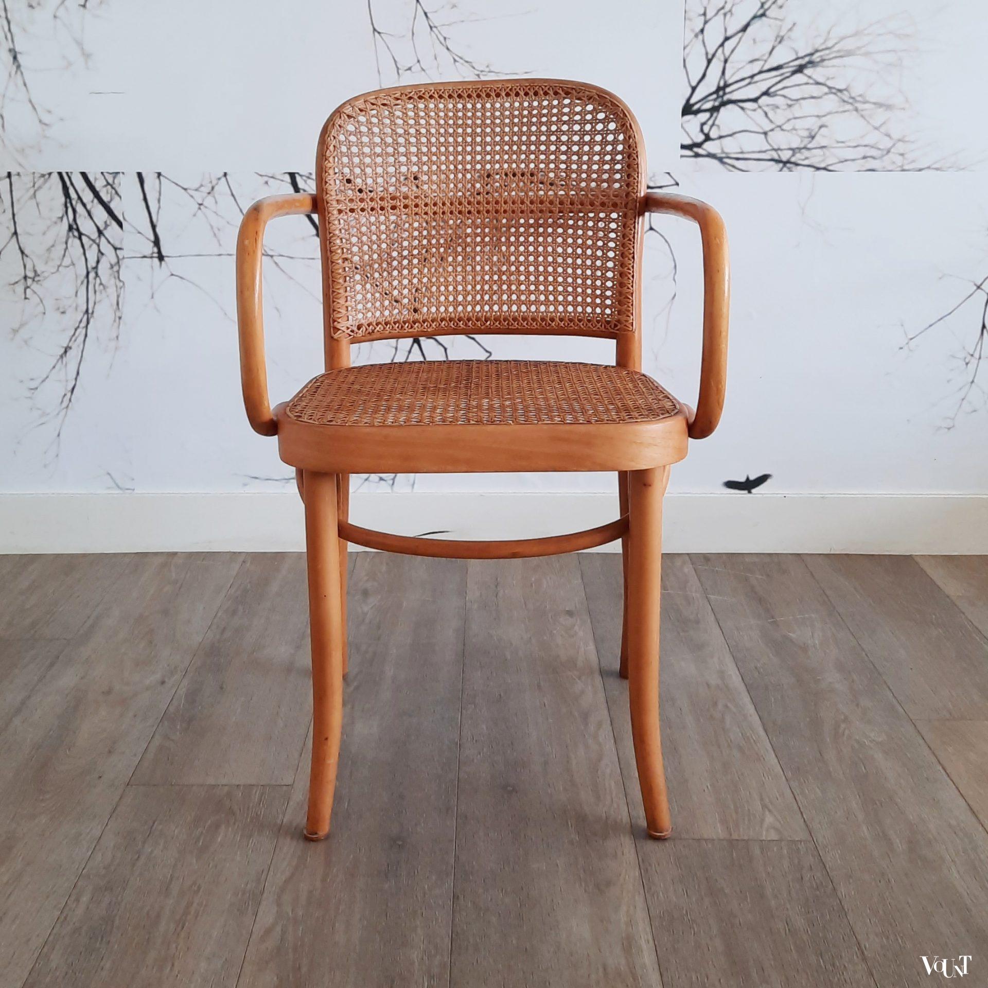 Set van 4 Praag of 811 stoelen, Ligna, jaren '70