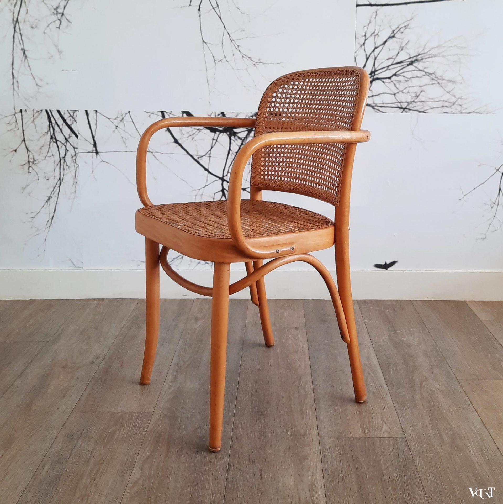 Set van 4 Praag of 811 stoelen, Ligna, jaren '70