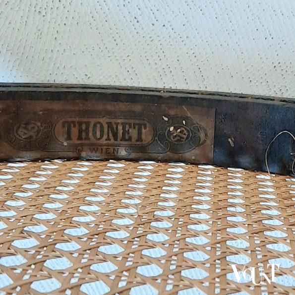 Zwarte Thonet nr. 18 stoel, rond 1900
