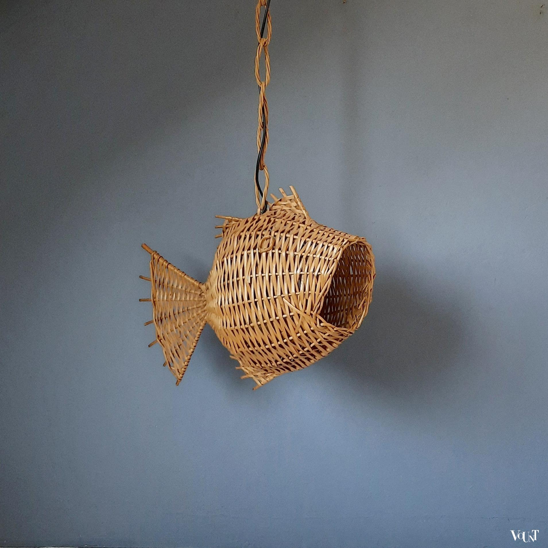 Lamp rotan vis, jaren '70