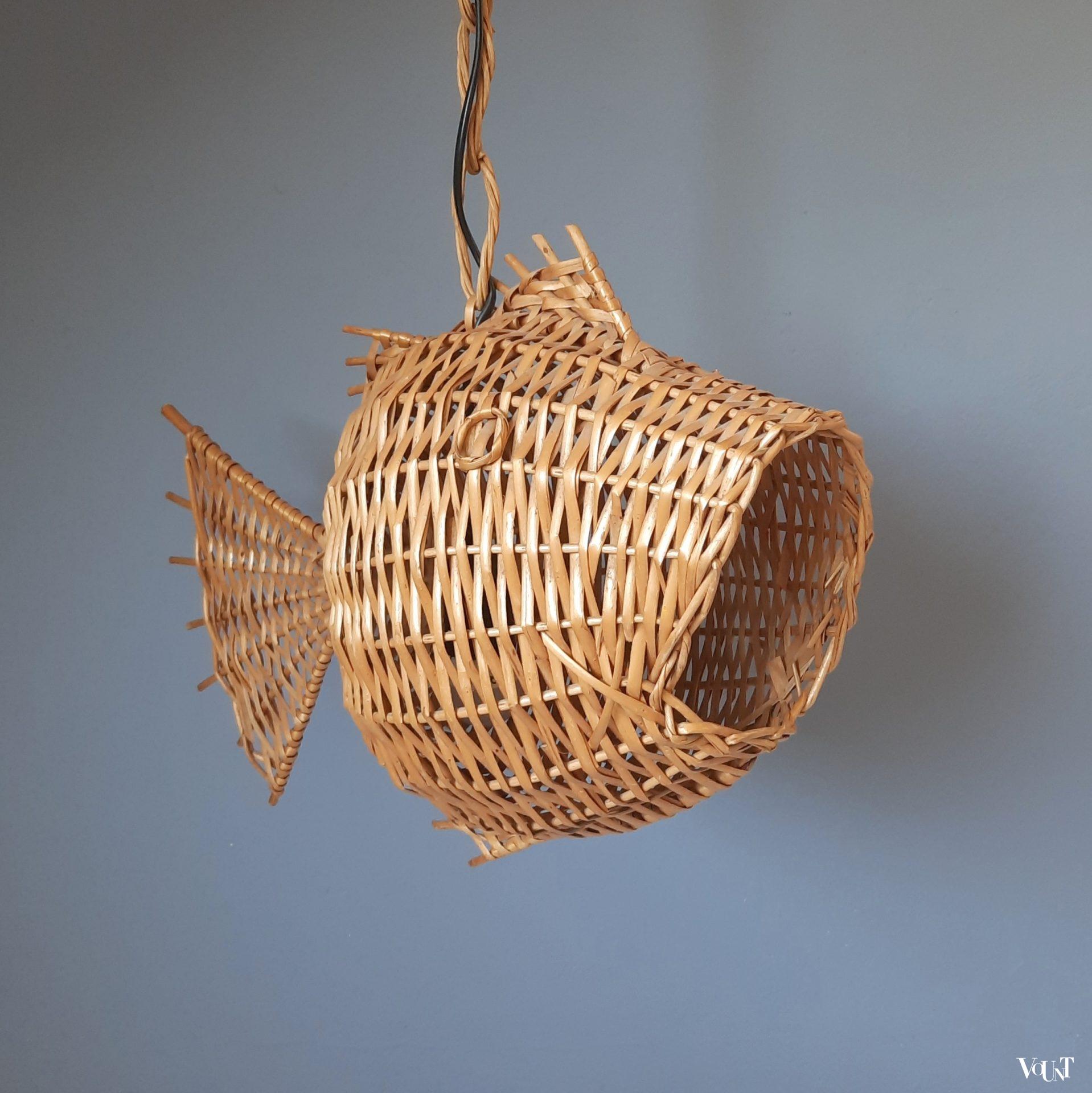 Lamp rotan vis, jaren '70