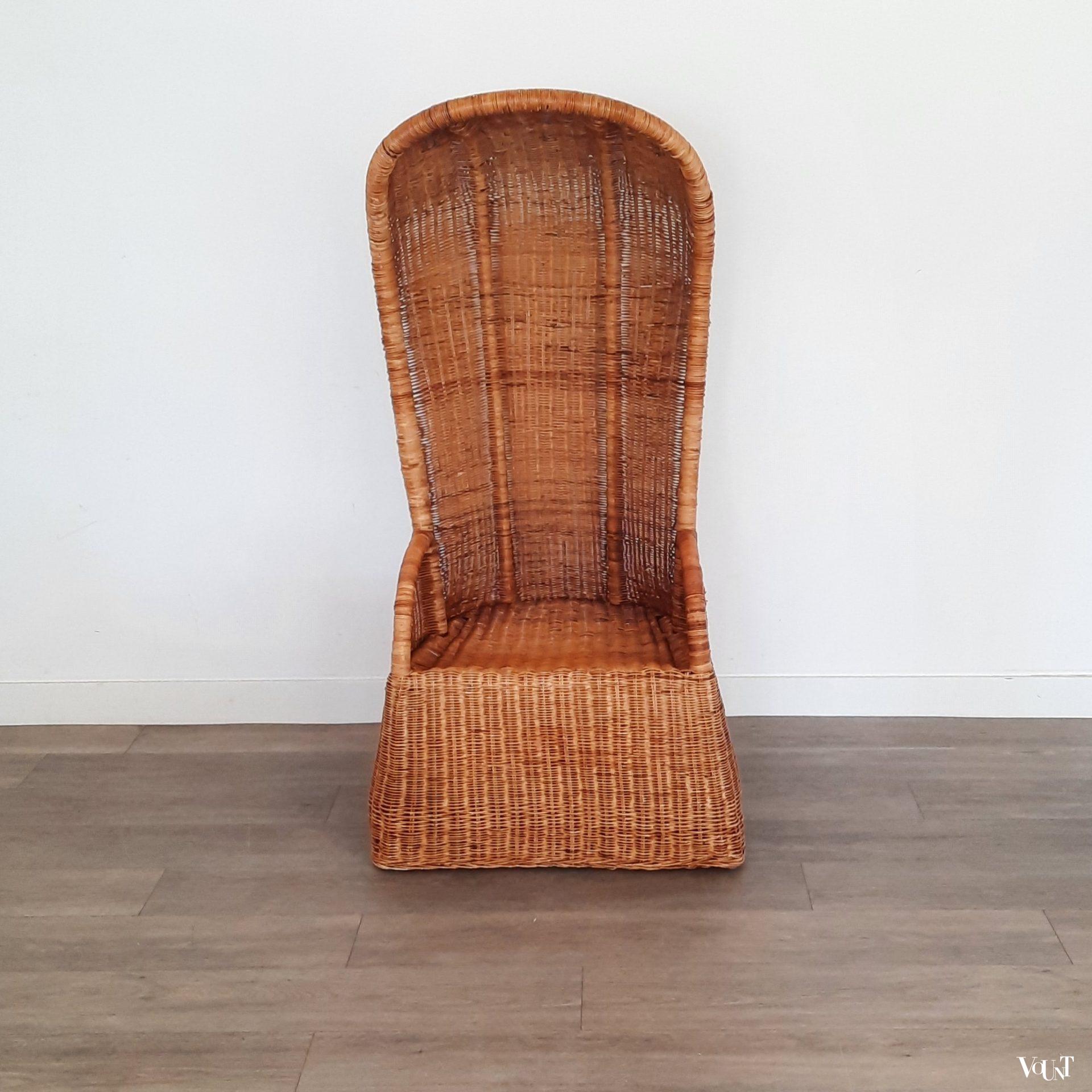 Vintage rotan (strand)stoel
