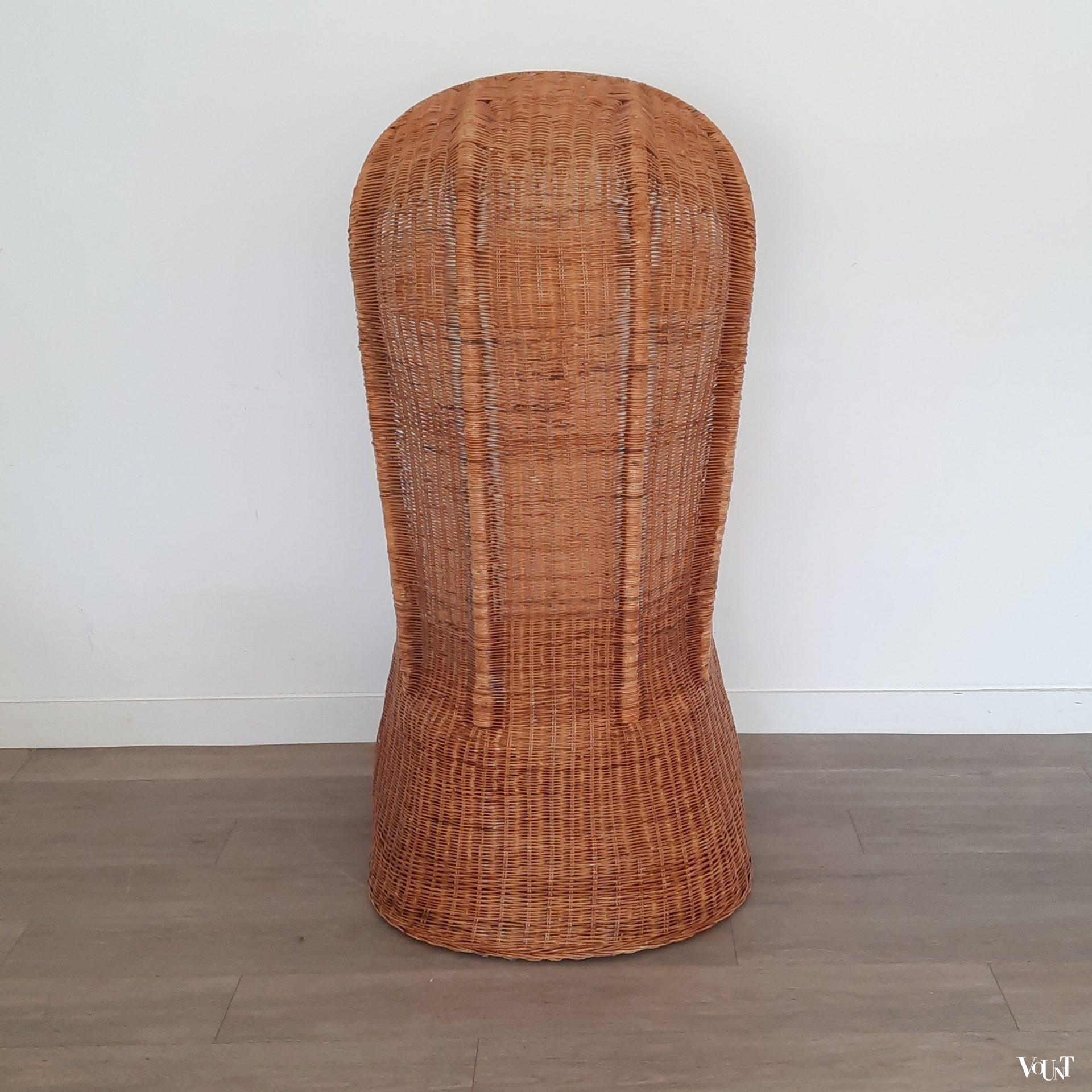 Vintage rotan (strand)stoel