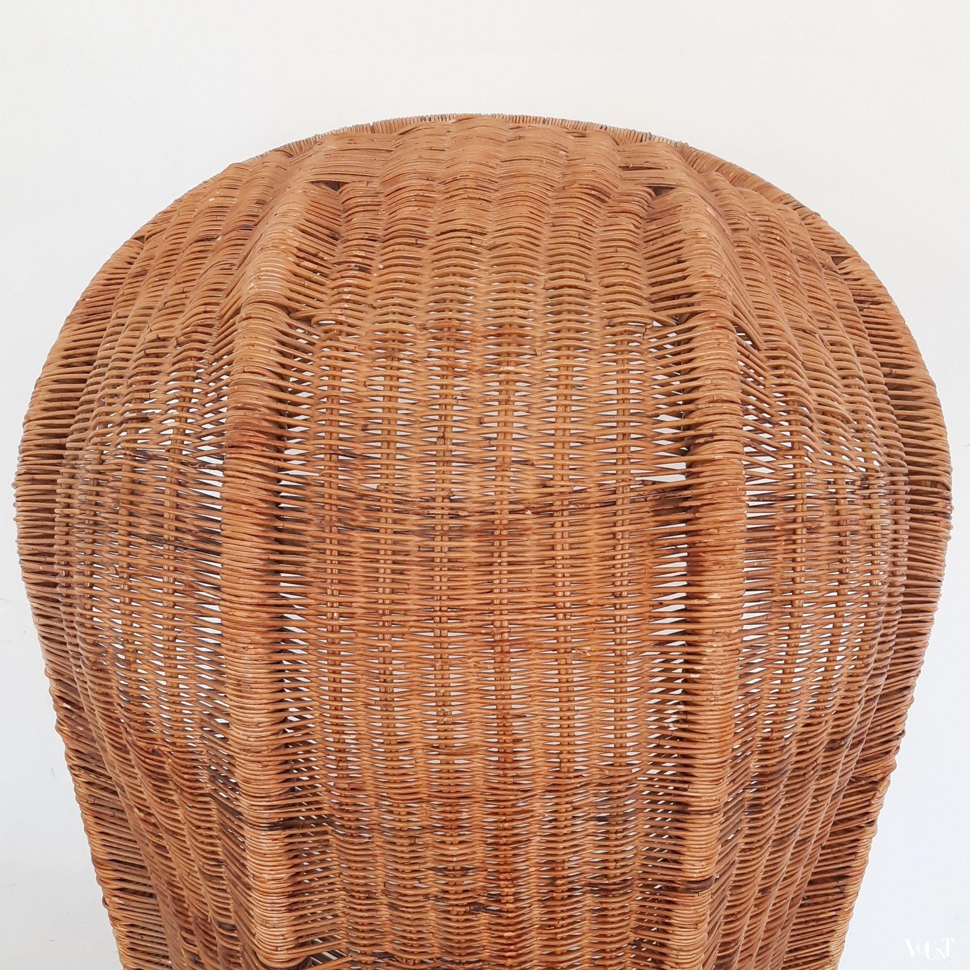 Vintage rotan (strand)stoel