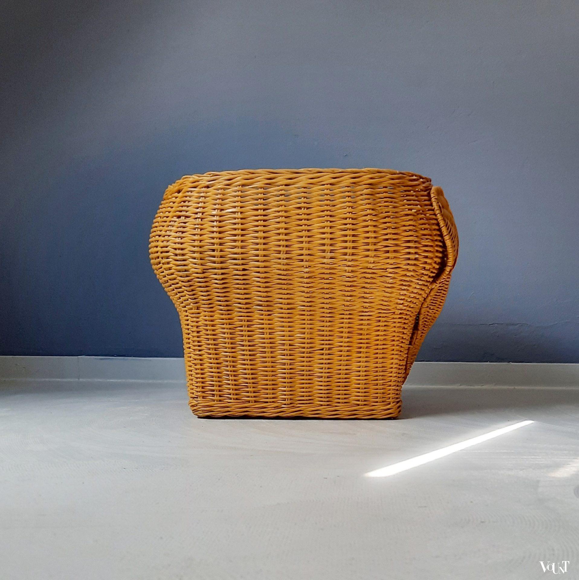 Grote rotan mand olifant