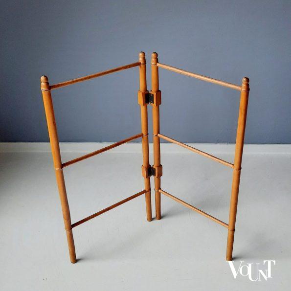 Frans faux bamboo handdoekenrek, begin 20e eeuw