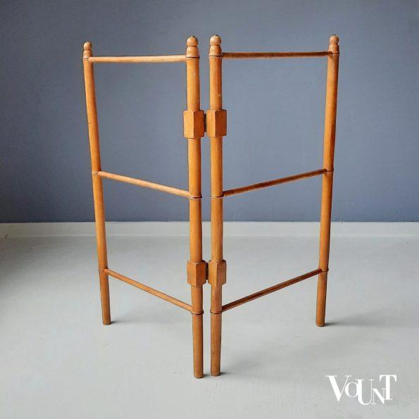 Frans faux bamboo handdoekenrek, begin 20e eeuw