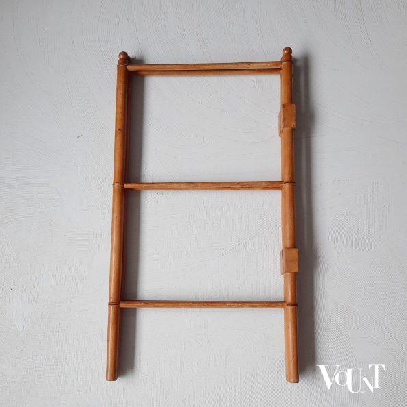 Frans faux bamboo handdoekenrek, begin 20e eeuw
