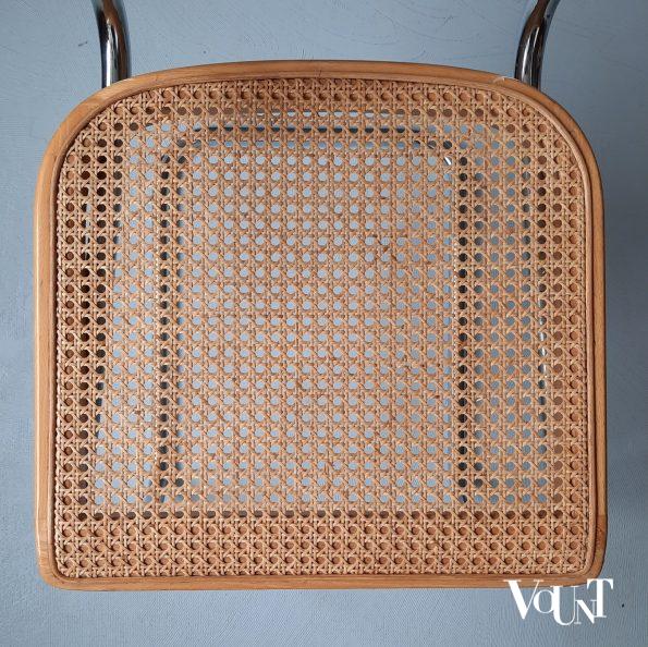 Blonde S64 stoel, Marcel Breuer voor Thonet, 1980