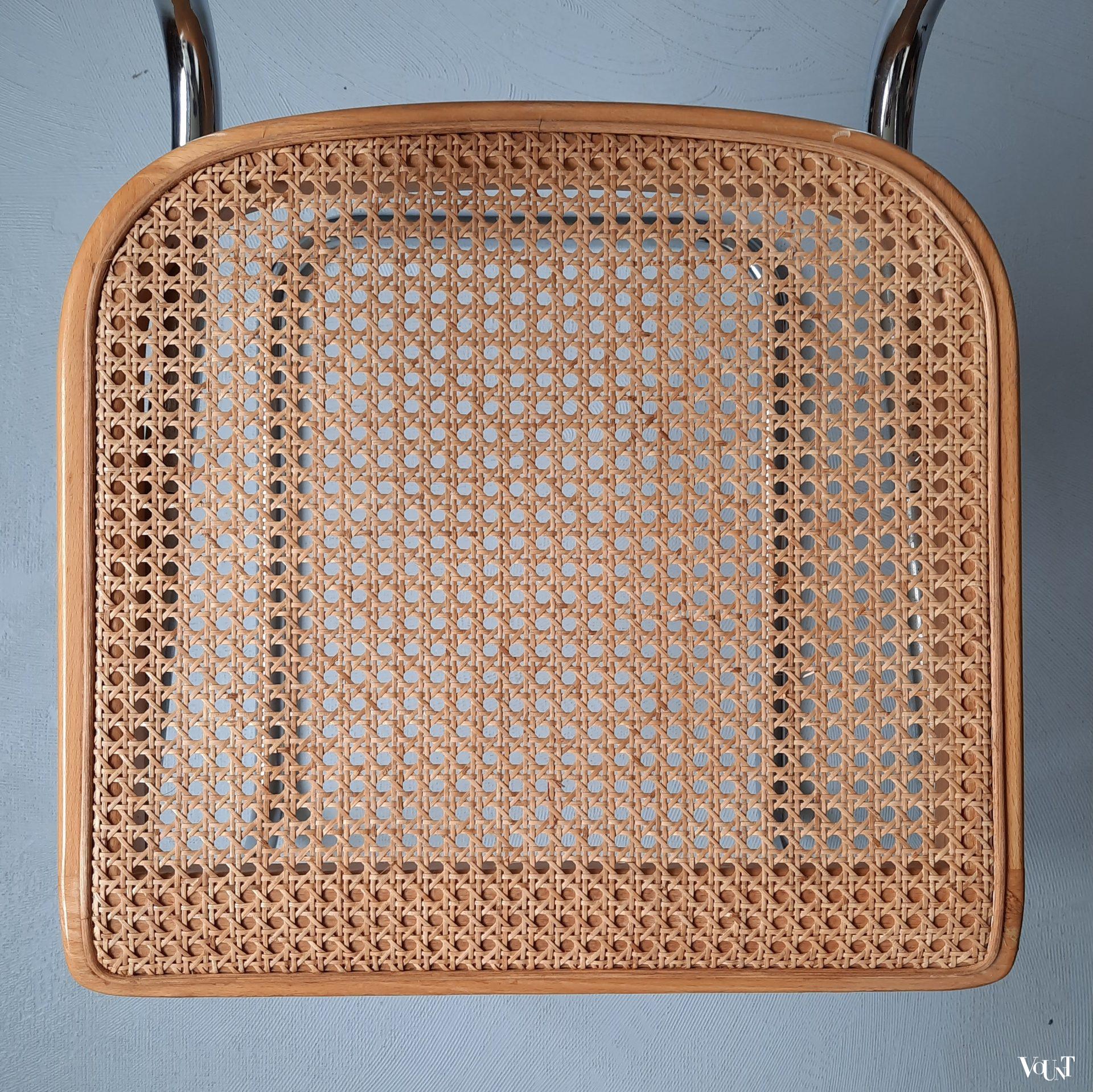 Blonde S64 stoel, Marcel Breuer voor Thonet, 1980