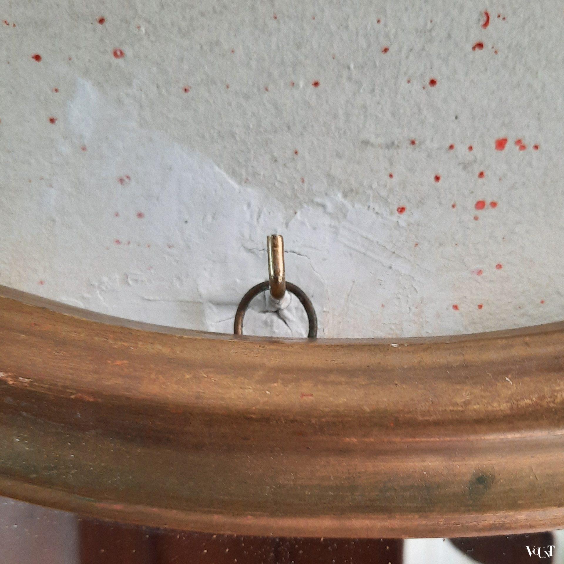 Set van 2 Franse "gouden" spiegels, jaren '60