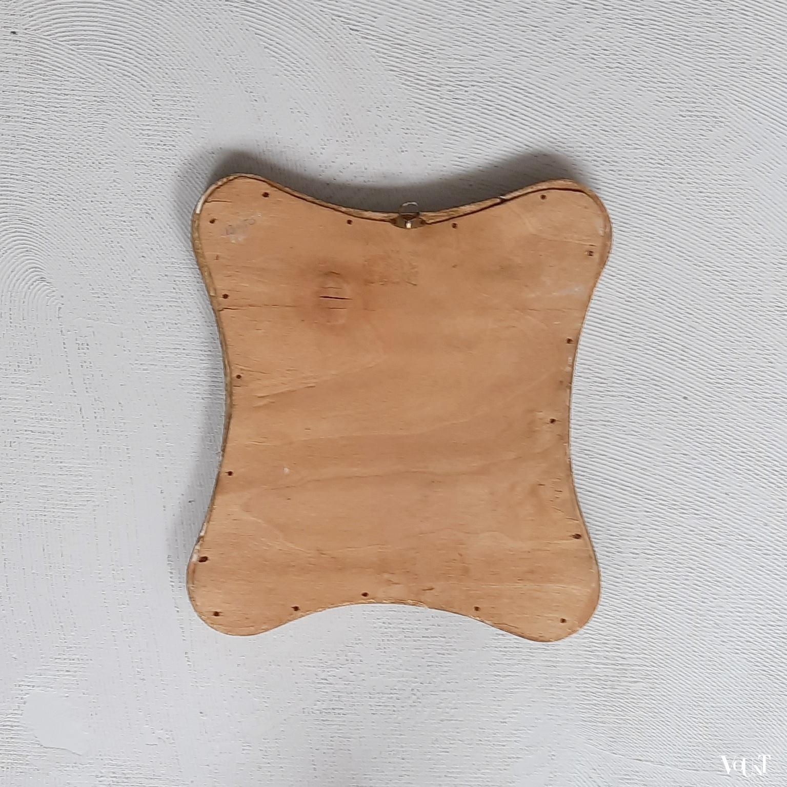 Set van 2 Franse "gouden" spiegels, jaren '60