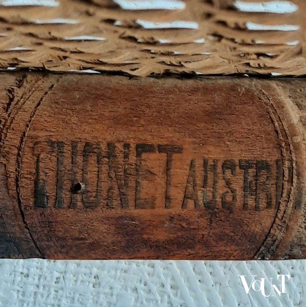 Antieke winkelstoel Thonet, rond 1900
