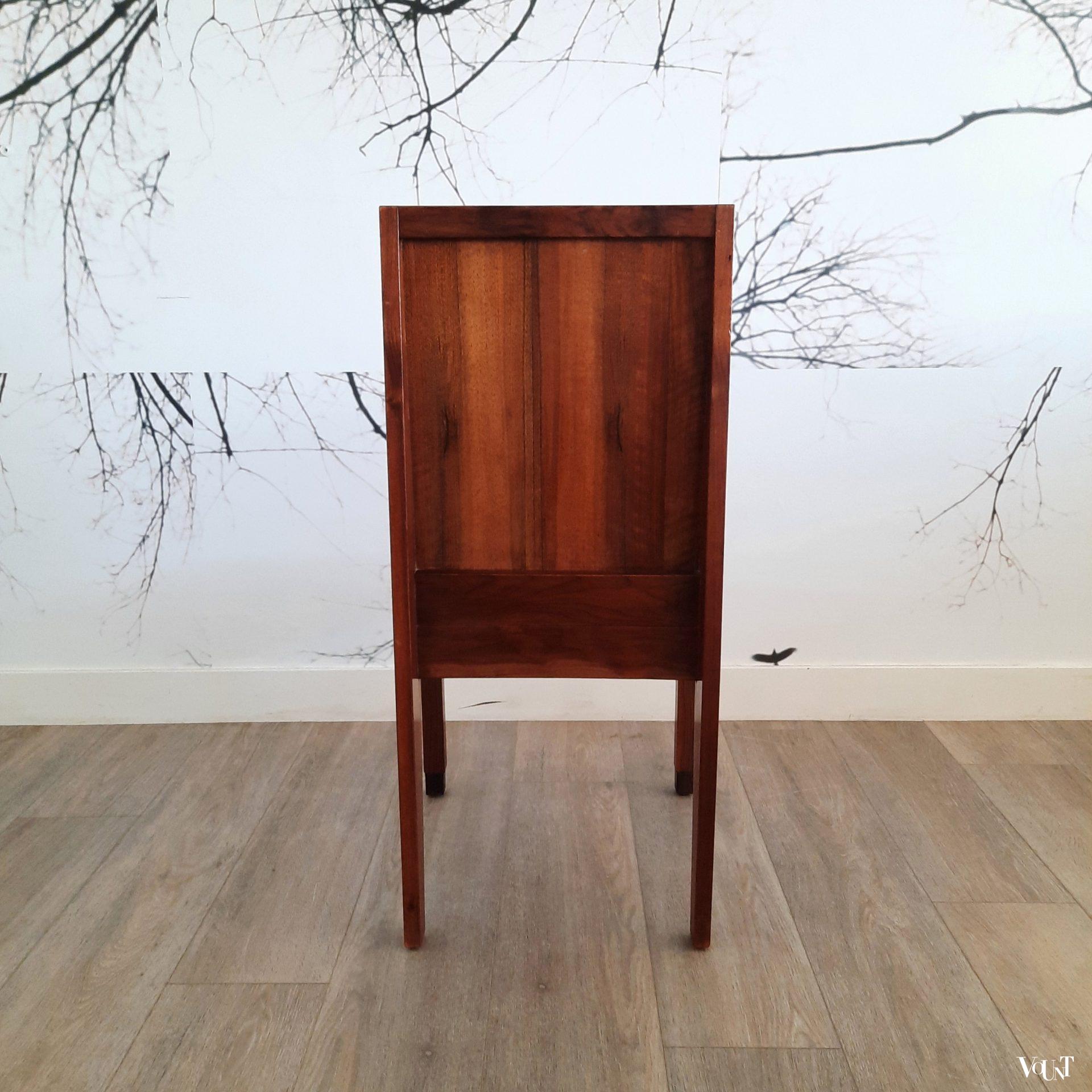 Art deco stoel marqueterie, jaren '30