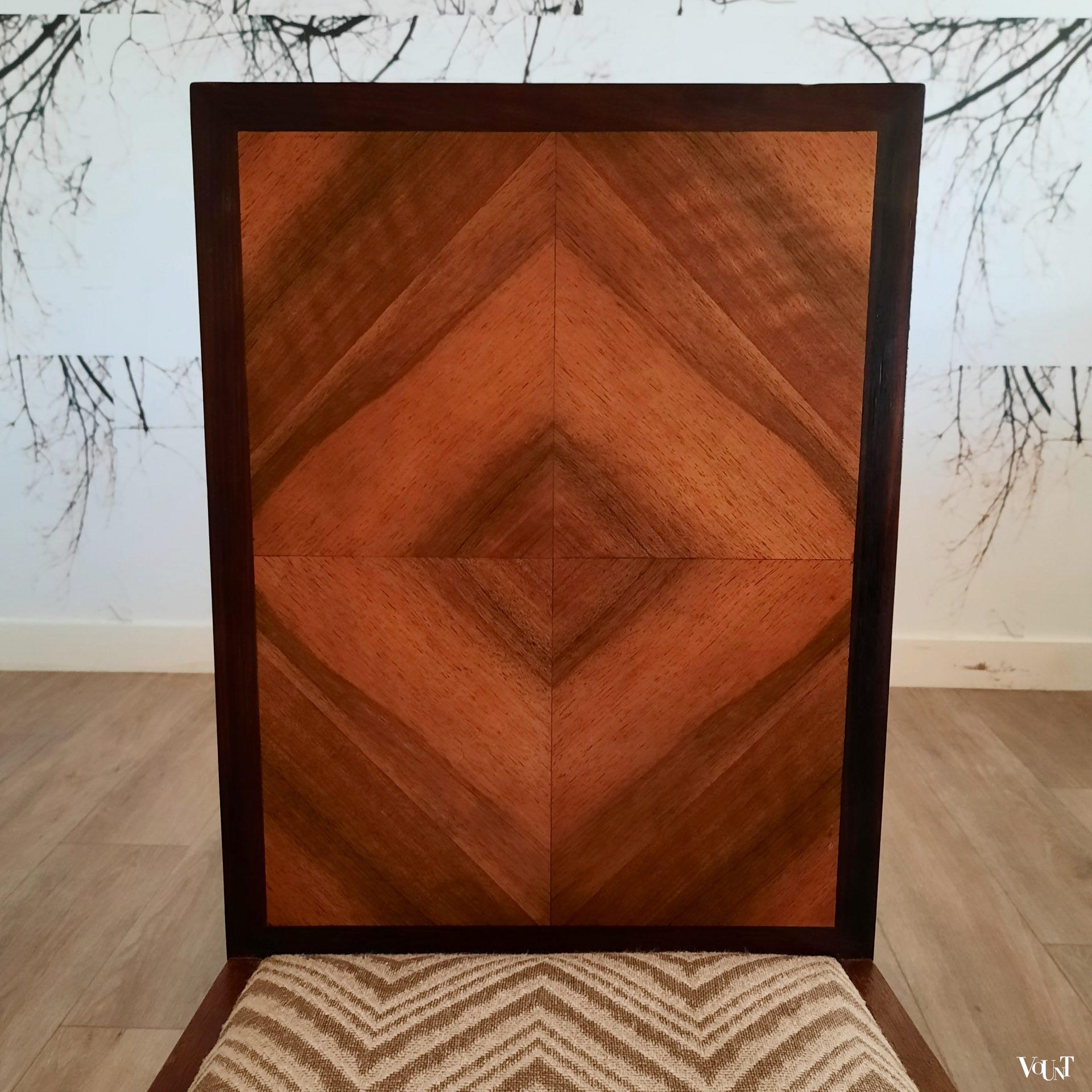 Art deco stoel marqueterie, jaren '30