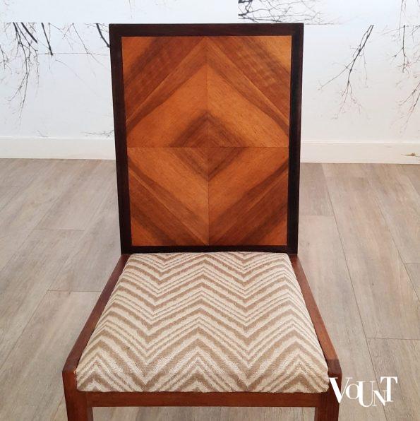 Art deco stoel marqueterie, jaren '30