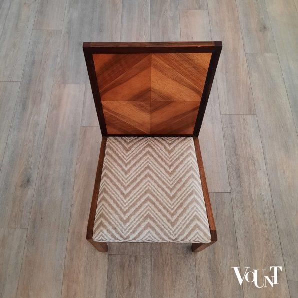 Art deco stoel marqueterie, jaren '30