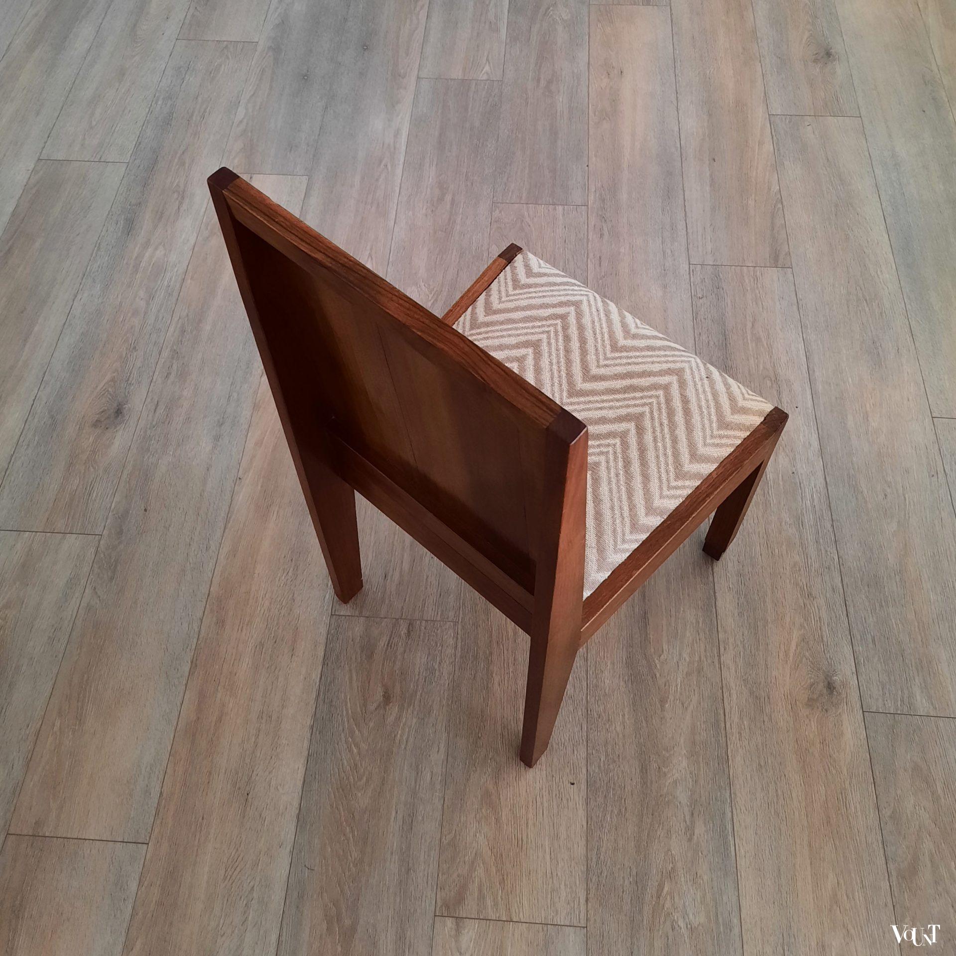 Art deco stoel marqueterie, jaren '30