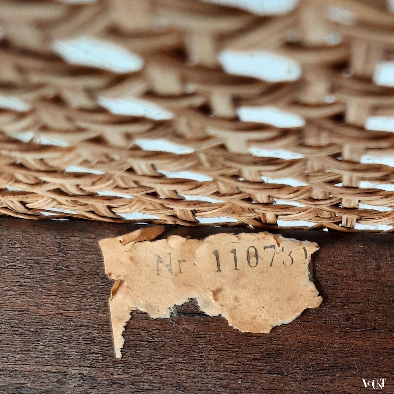 Stoel bentwood en rotan, ZPM Radomsko, jaren '70