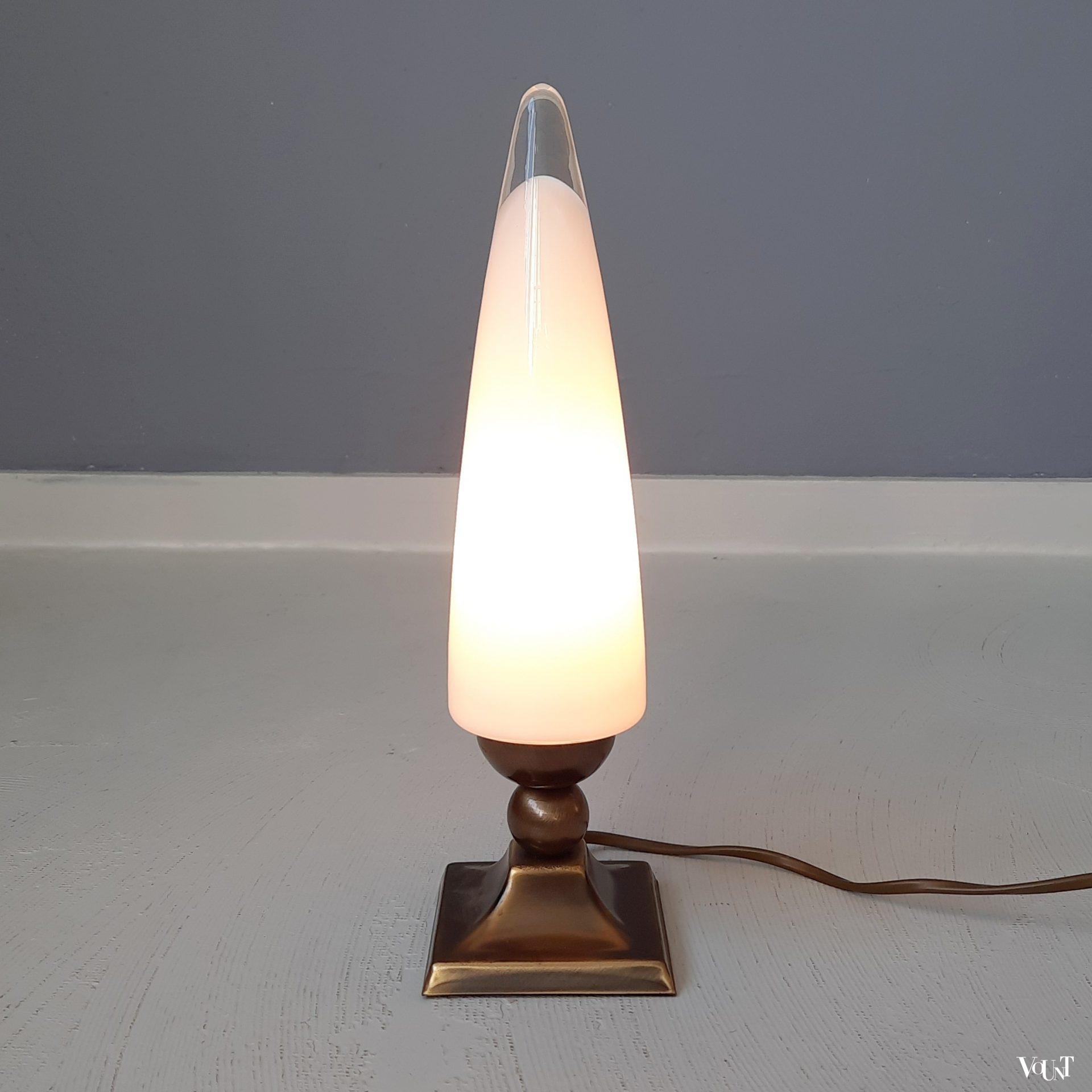 Set van 2 conische tafellampjes, De Lijster Lampen, jaren '90