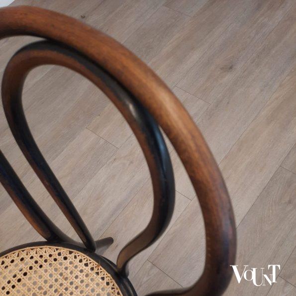 Set van 6 zwarte Thonet nr. 18 stoelen, rond 1900